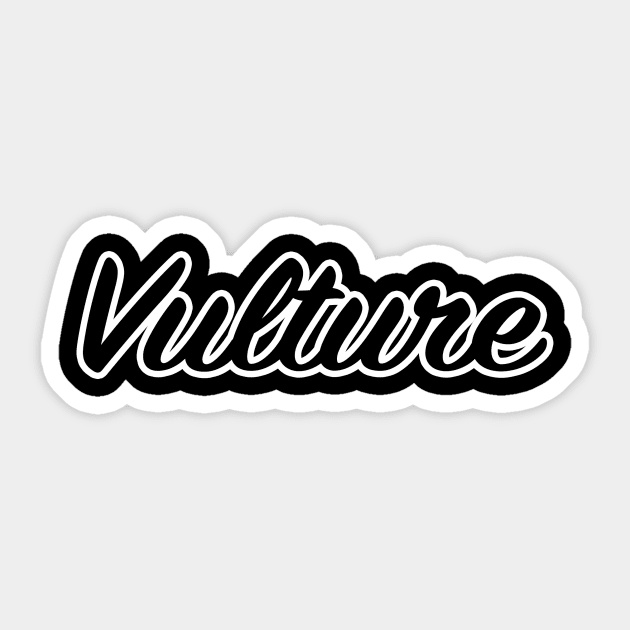 Vulture Sticker by lenn